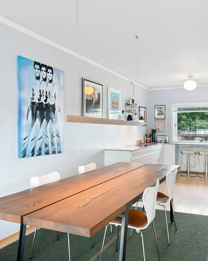 Рабочая зона в гостиной